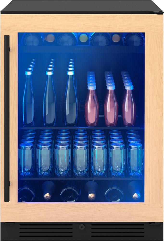 24 in. Single Zone Under Counter Panel Ready Beverage Cooler 