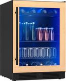 24 in. Single Zone Under Counter Panel Ready Beverage Cooler 