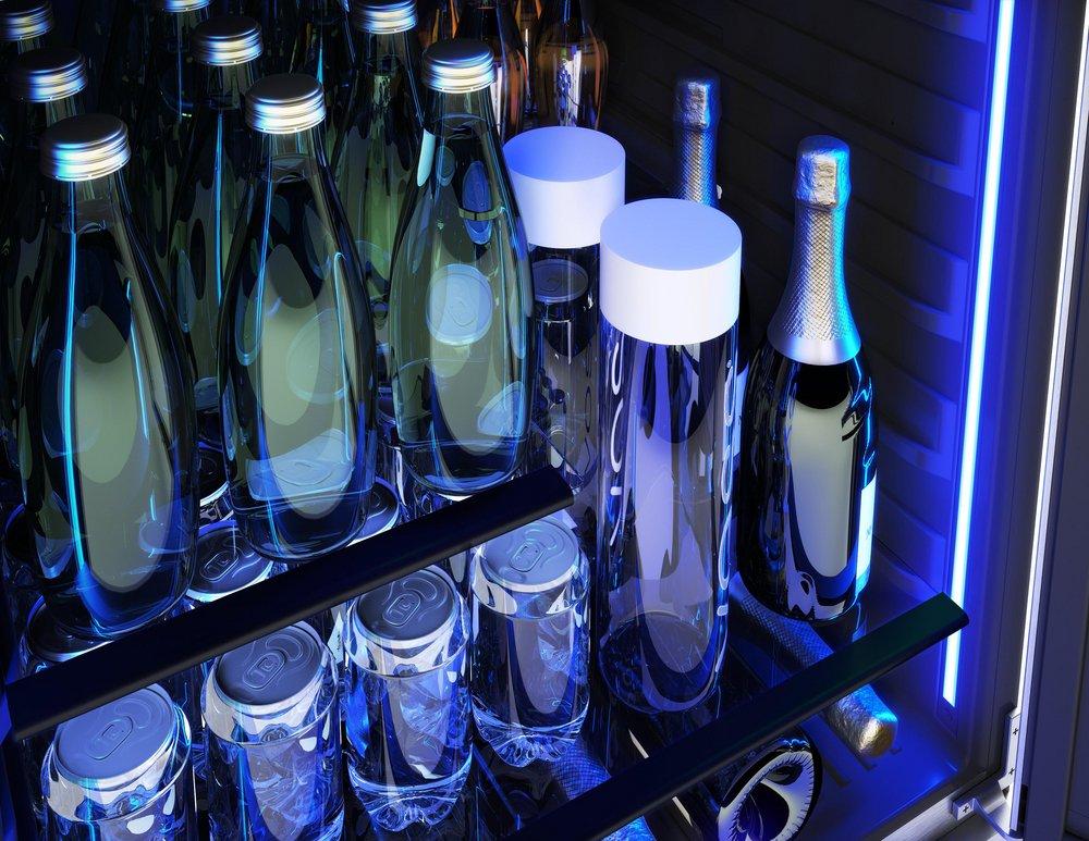 24 in. Single Zone Under Counter Panel Ready Beverage Cooler 