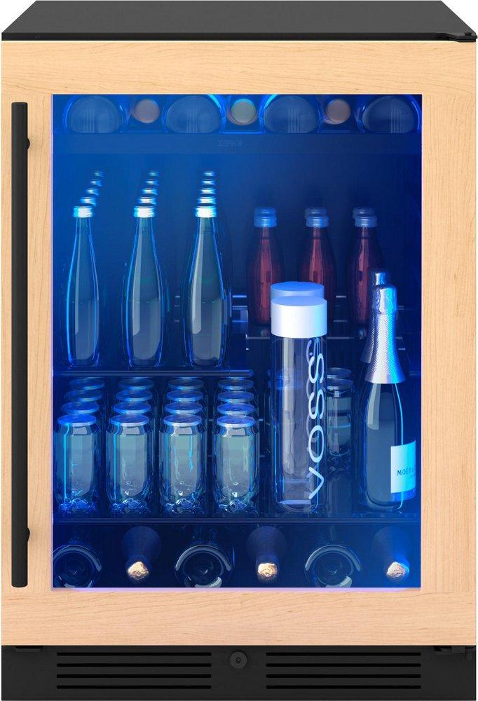 24 in. Single Zone Under Counter Panel Ready Beverage Cooler 