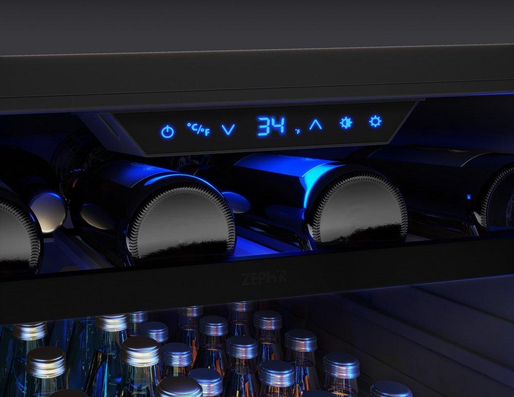 24 in. Single Zone Under Counter Panel Ready Beverage Cooler 