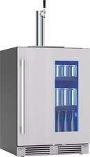 24 in. Single Zone Under Cabinet Kegerator & Beverage Cooler in Stainless Steel with Reversible Door 