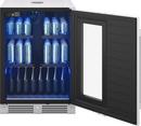 24 in. Single Zone Under Cabinet Kegerator & Beverage Cooler in Stainless Steel with Reversible Door 