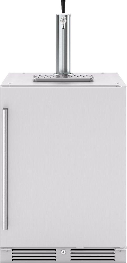 24 in. Single Zone Under Counter Outdoor Kegerator & Beverage Cooler in Stainless Steel with Reversible Door 