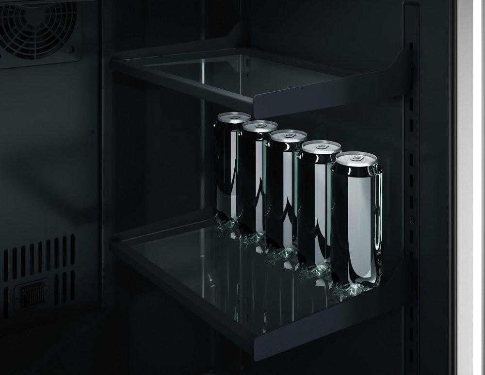 24 in. Single Zone Under Counter Outdoor Kegerator & Beverage Cooler in Stainless Steel with Reversible Door 