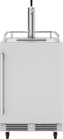 24 in. Single Zone Under Counter Outdoor Kegerator & Beverage Cooler in Stainless Steel with Reversible Door 