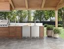 24 in. Single Zone Under Counter Outdoor Kegerator & Beverage Cooler in Stainless Steel with Reversible Door 