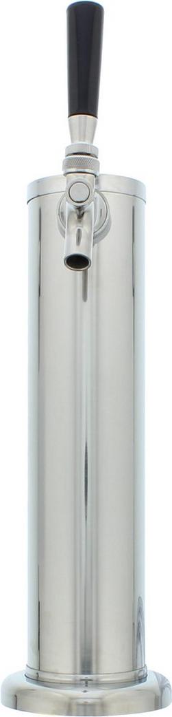 Kegerator Single Tap Kit with CO2 in Stainless Steel