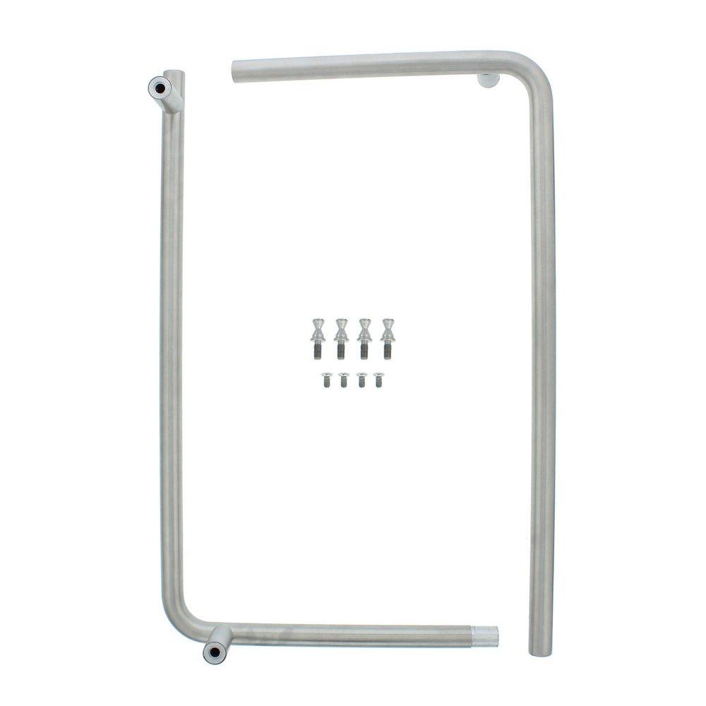 24 in. Kegerator Drink Guardrail in Stainless Steel 