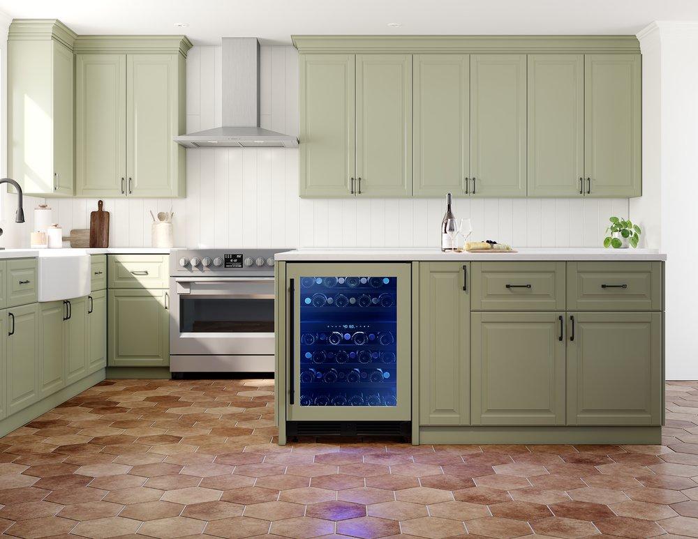 24 in. Dual Zone Under Counter Panel-Ready Wine Coole 