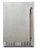 24 WIDE - 5.1 CUFT SS WRAPED CABNIT LEFT HAND DOOR SWING 