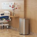 13.2 gal Stainless Steel Soft Step Trash Can w/ Odor Filter & Removable Inner Bucket 