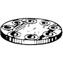 4 in. 300# CS A105 RF Blind Flange Forged Steel Raised Face