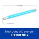 16" 24V Ultraviolet Lamp 