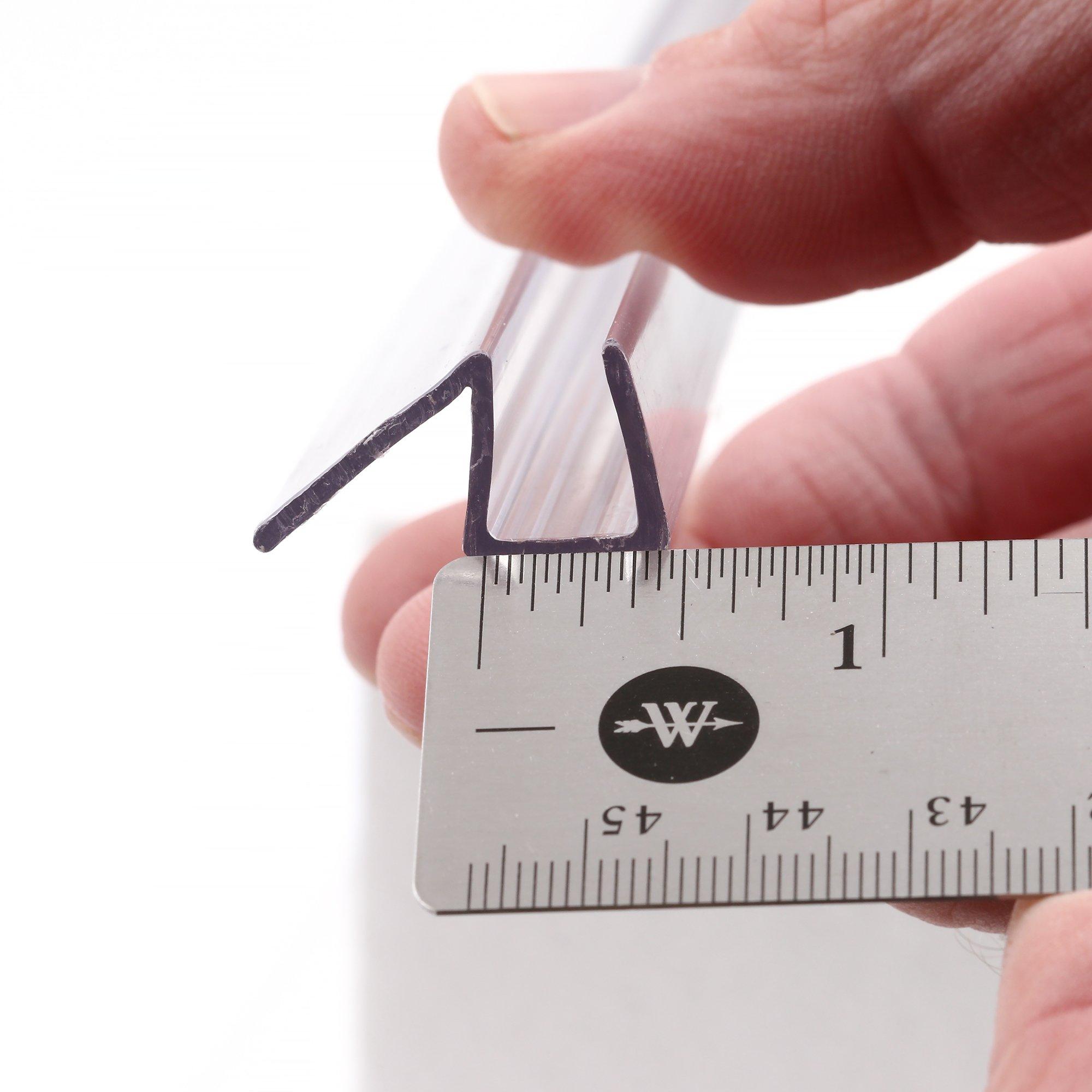 Prime-Line 1/2 x 3/8 in. Frameless Seal 