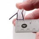 Prime-Line Clear 1/2 x 3/8 in. Frameless Seal 