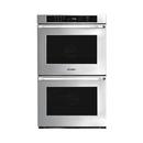 29-3/4 x 24-1/2 in. 50A 9.6 cu. ft. Drop Down Built-in and Wall Mount Double Oven in Silver Stainless