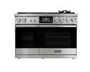 Dacor Silver Stainless Steel 47-7/8 x 27-1/2 x 36-1/8 in. 22000 BTU 4.8 cu. ft. 6-Burner Gas Sealed Freestanding Range 