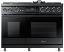 48 DUAL FUEL PRO-RANGE 6 BURNERS WITH GRIDDLE CONTEMPORARY GRAPHITE NG/LP 