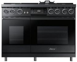 47-7/8 in. 6-Burner Electric and Gas Freestanding Range in Graphite Stainless