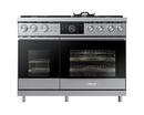 Dacor Silver Stainless Steel 47-7/8 x 27-1/2 x 36-1/8 in. 22000 BTU 4.8 cu. ft. 6-Burner Gas Sealed Freestanding Range 