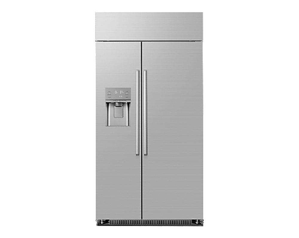 Dacor Silver Stainless 24 cu. ft. Side-By-Side Refrigerator 