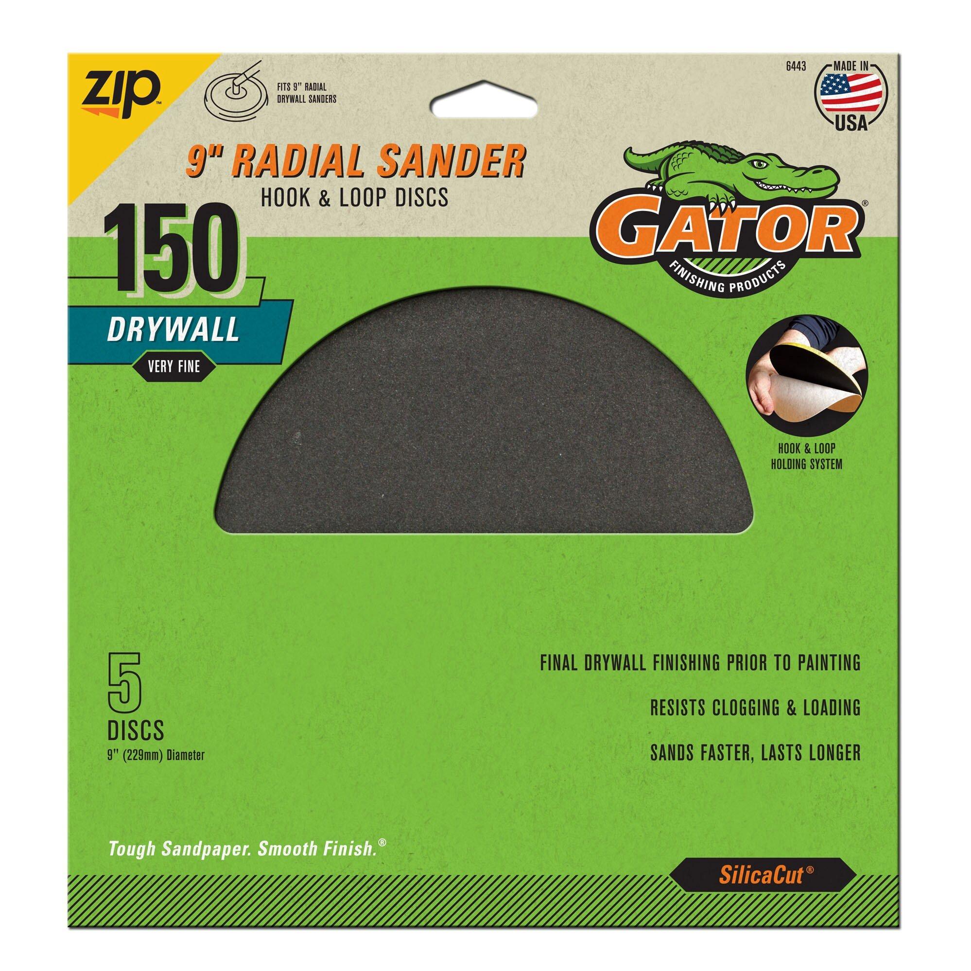 9 in. 150 Grit Drywall Paper (5 pack) 