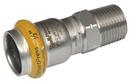 1/2 316 SS ADPT - MALE P X MPT WITH HNBR SEALING ELEMENT 