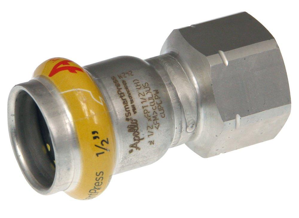 Apollo&reg; SmartPress Press x FNPT 316L Stainless Steel Adapter 