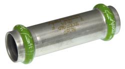 2 in. 316 Stainless Steel Coupling - NO STOP P x P