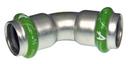 3/4 316 SS 45 ELBOW P X P WITH EPDM SEALING ELEMENT 