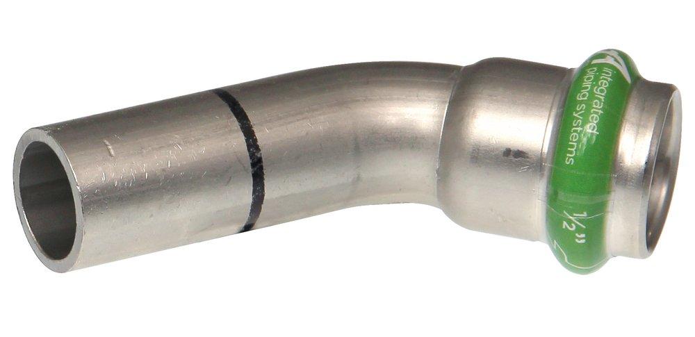 2 316 SS 45 ELBOW - STREET P X FTG WITH EPDM SEALING ELEMENT 