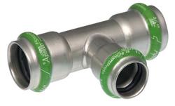 1 x 1 x 3/4 in. Press 316L Stainless Steel Reducing Tee
