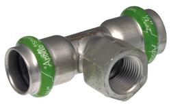 3/4 in.x 3/4 in.x 1/2 316 Stainless Steel TEE - FEMA