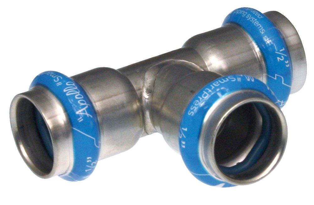 1-1/2 316 SS TEE P X P X P WITH FKM SEALING ELEMENT 