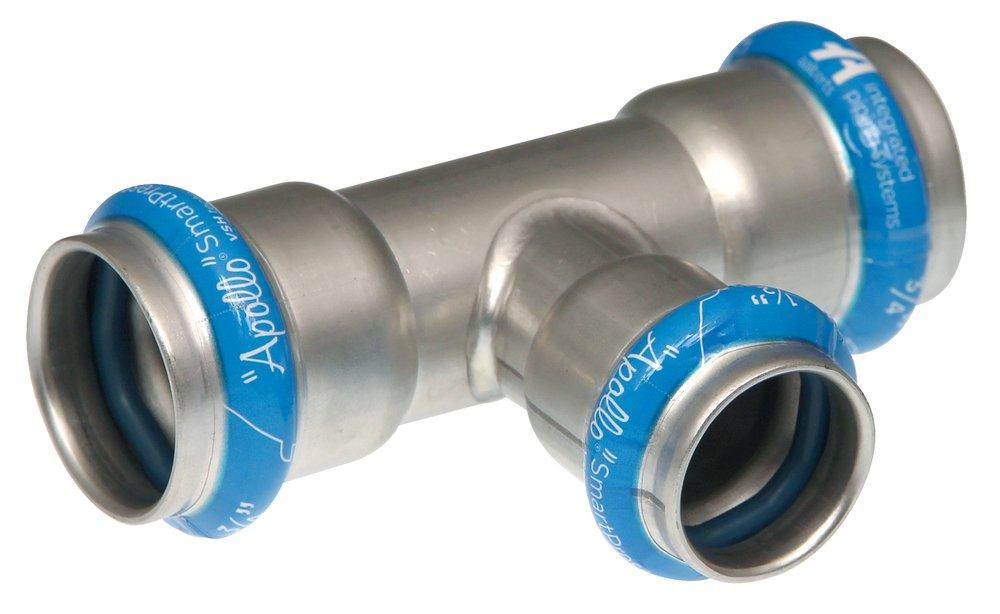 2X2X1 316 SS TEE - RED P X P X P WITH FKM SEALING ELEMENT 