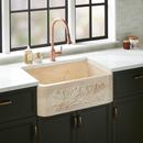 33 SILBURY IVY MARBLE FARMHOUSE SINK - EGYPTIAN CREAM 