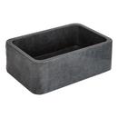 Signature Hardware Blue Grey 33 in. Farmhouse Granite Single Bowl Kitchen Sink 