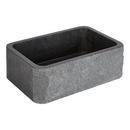Signature Hardware Blue Grey 33 in. Farmhouse Granite Single Bowl Kitchen Sink 