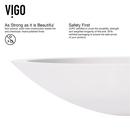 VIGO WISTERIA MATTE STONE VESSEL BATHROOM SINK WITH ASHFORD BATHROOM FAUCET AND POP-UP DRAIN IN MATTE BLACK 