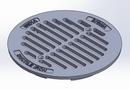 10 DI DROP-IN FLAT PIPE GRATE - ADA COMPLIANT 