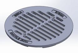 10 in. Flat Grate