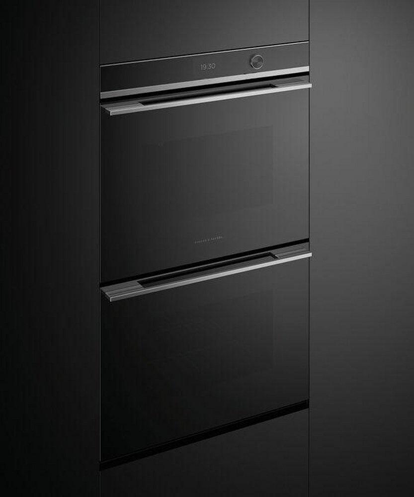 Fisher & Paykel Stainless Steel 29-15/16 in. 8.2 cu. ft. 39A Drop Down Wall Mount Double Oven 