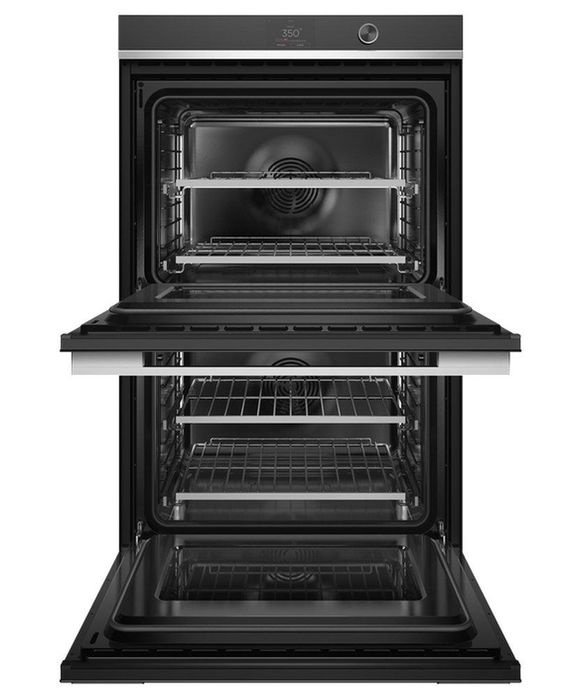 Fisher & Paykel Stainless Steel 29-15/16 in. 8.2 cu. ft. 39A Drop Down Wall Mount Double Oven 