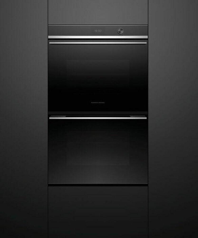 Fisher & Paykel Stainless Steel 29-15/16 in. 8.2 cu. ft. 39A Drop Down Wall Mount Double Oven 