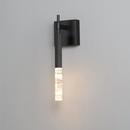 6W 1-Light 14 in. Wall Sconce in Black 