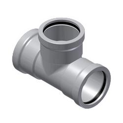 6 x 6 x 4 in. PVC Reducing Molded Tee