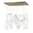 RINKLE 13-LIGHT RECTALINEAR LED PENDANT