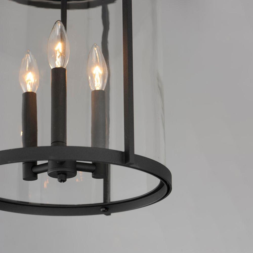 Maxim Lighting&reg; Black 40W 3-Light Candelabra E-12 Incandescent Outdoor Pendant 