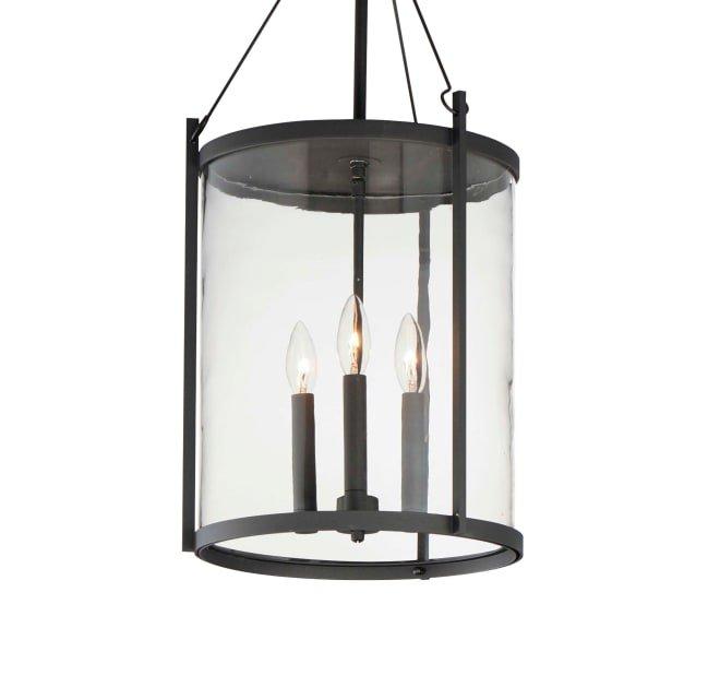 Maxim Lighting&reg; Black 40W 3-Light Candelabra E-12 Incandescent Outdoor Pendant 